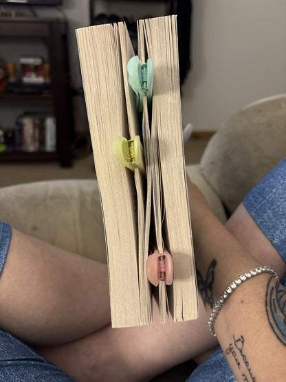 Croc Clip™ Segnalibro a clip in silicone antiscivolo (coccodrillo)